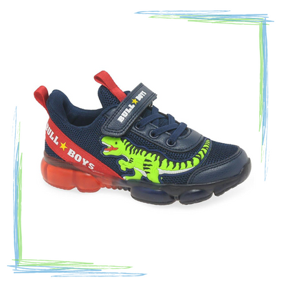 Bull Boys - T.Rex Dinosaur Lights Trainers