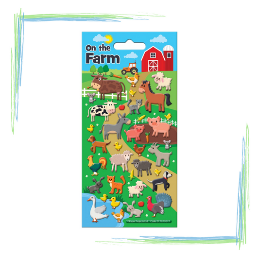 On The Farm Stickers