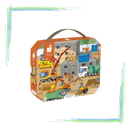 Janod Construction Site 36piece Puzzle