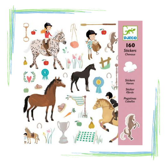 Djeco Stickers Horses