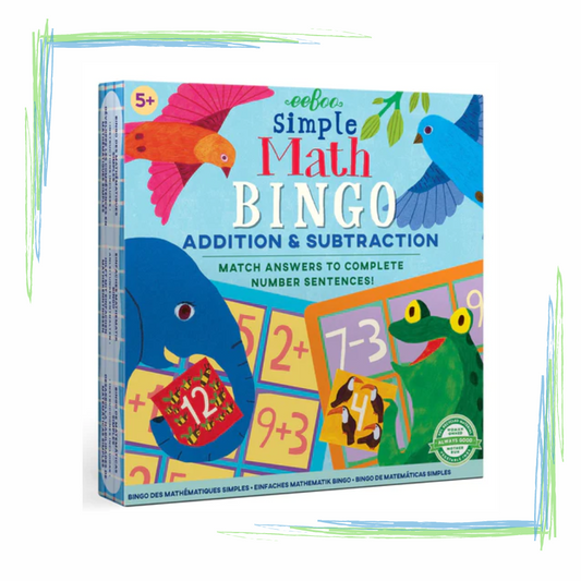 Eeboo Simple Maths Bingo Game