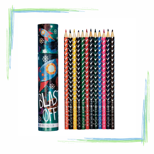 Floss & Rock Coloured Pencils 12 pack - Rocket