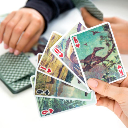 Kikkerland 3D Dinosaur Playing Cards