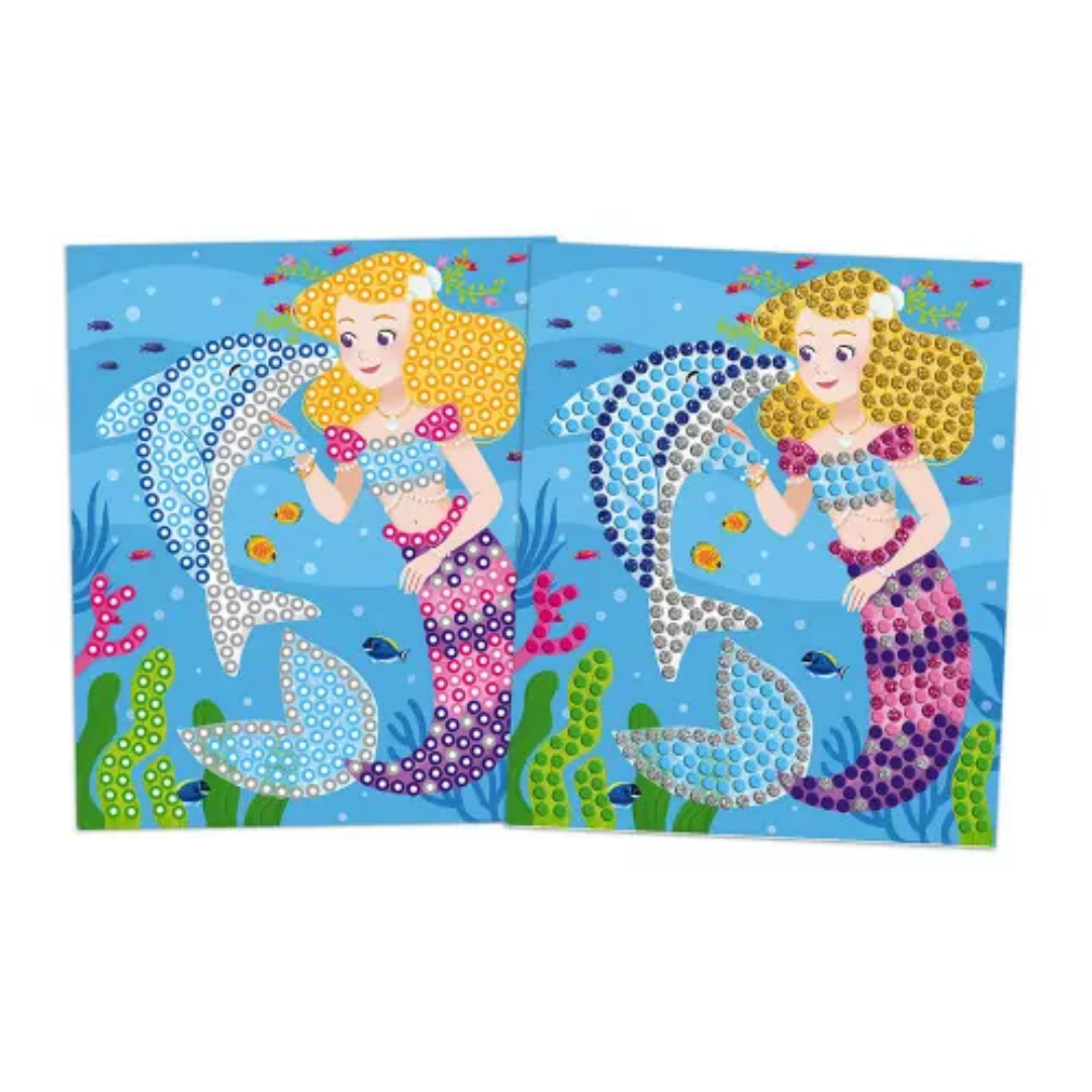 Janod Dolphins and Mermaids Mosaics Set