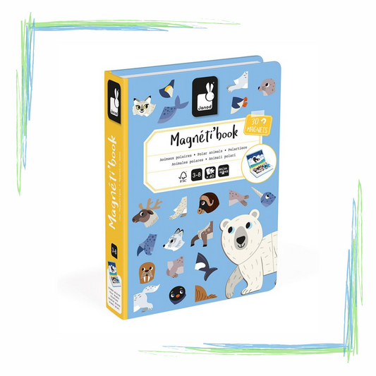 Janod Polar Animals Magneti Book