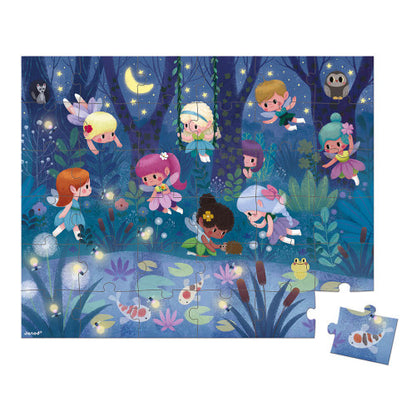 Janod Fairies & Waterlilies 36 piece puzzle