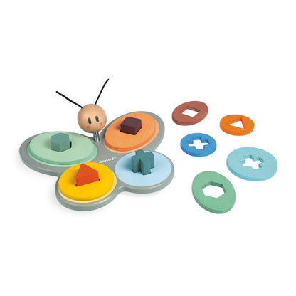 Janod Sweet Cocoon Butterfly Shape Sorter