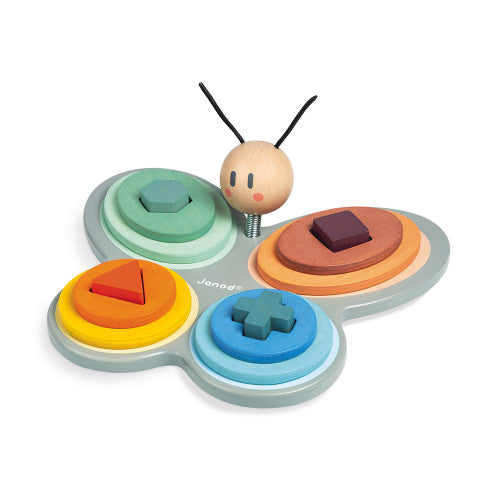 Janod Sweet Cocoon Butterfly Shape Sorter