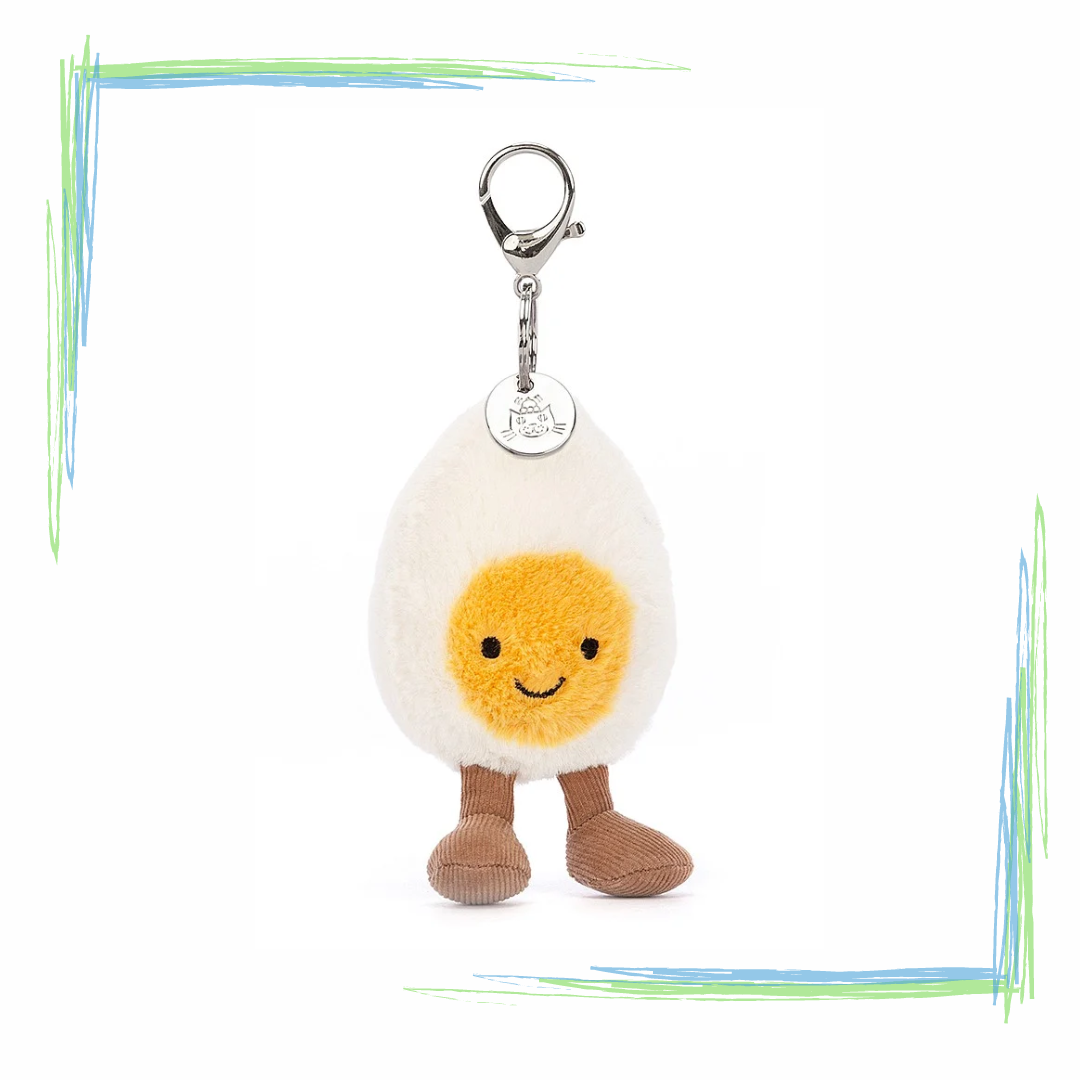 Jellycat Amuseable Happy Boiled Egg Bag Charm