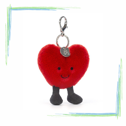 Jellycat Amuseable Heart Bag Charm