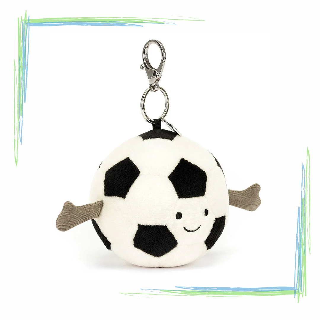 Jellycat Amuseable Sports Football Bag Charm