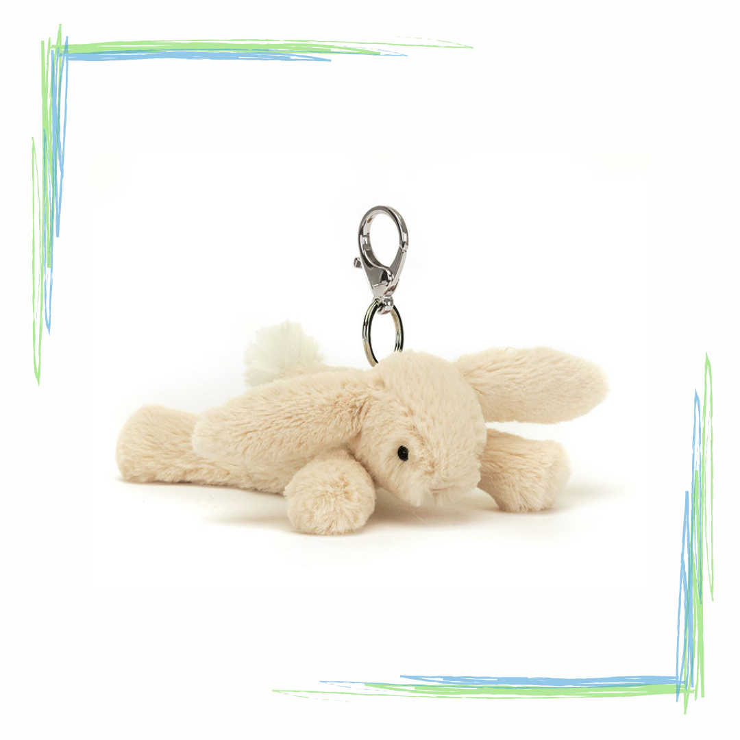 Jellycat Smudge Rabbit Bag Charm