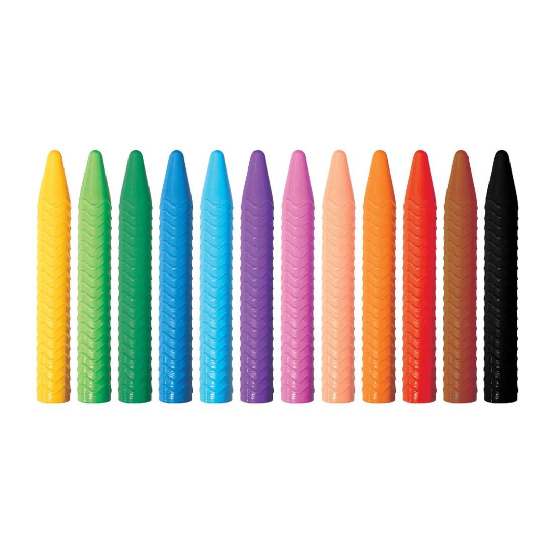 KidAntics Haku Yoka Spiral Crayons 12 Colours