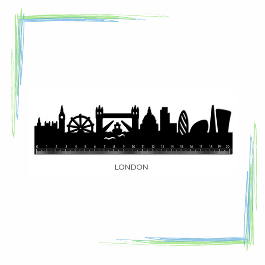 Legami Follow The Skyline Ruler - London