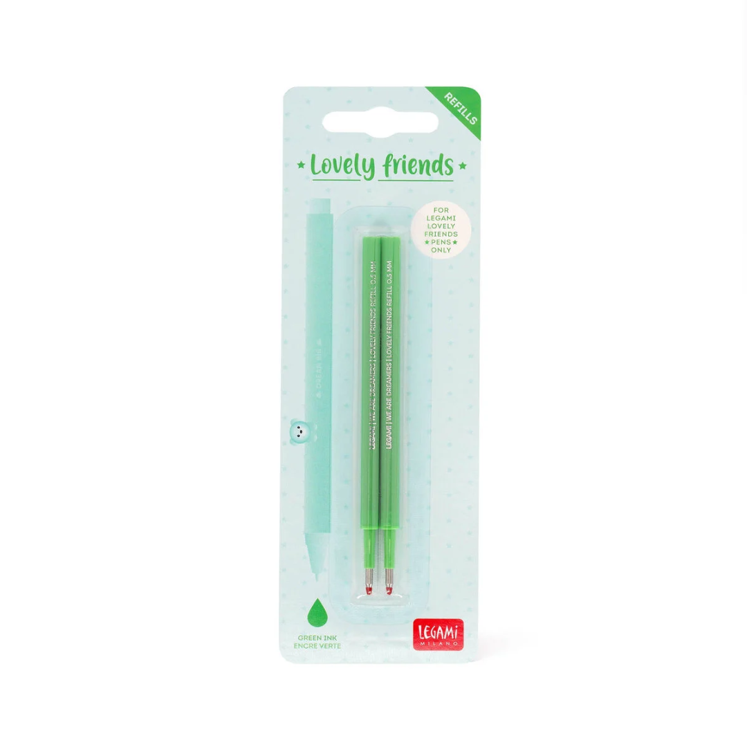 Legami Refills for Gel Pen - Lovely Friends - Set of 2