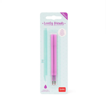 Legami Refills for Gel Pen - Lovely Friends - Set of 2