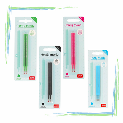 Legami Refills for Gel Pen - Lovely Friends - Set of 2