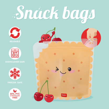 Legami Set of 3 Snack Bags