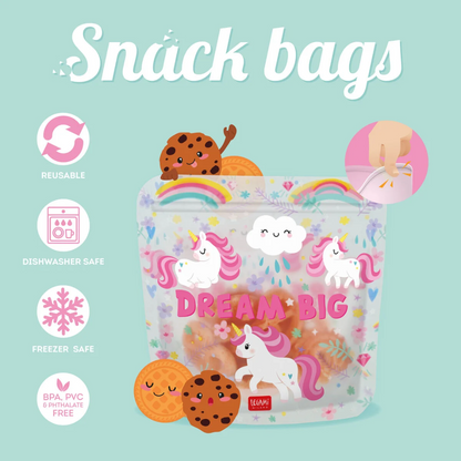 Legami Set of 3 Snack Bags