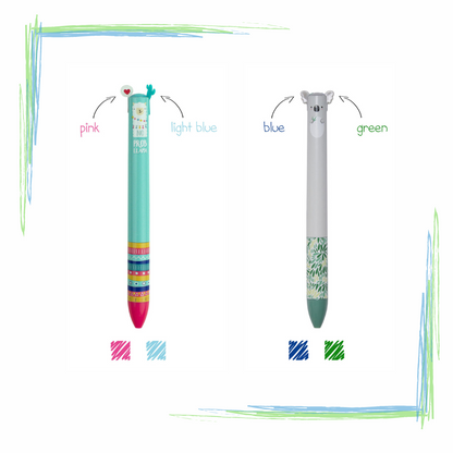 Legami Click & Clack Two Colour Pen