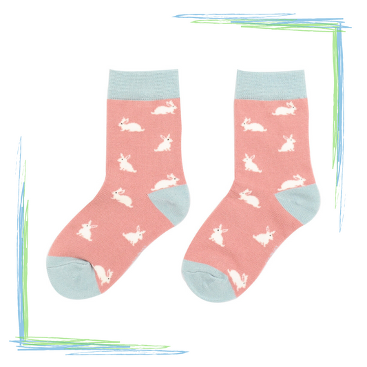 Miss Sparrow Socks - Little Rabbits