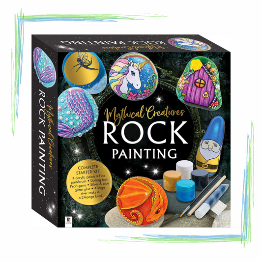 Mythical Creatures Rock Painting