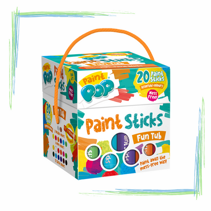 Paint Pop Paint Sticks - 20 Assorted Tubes