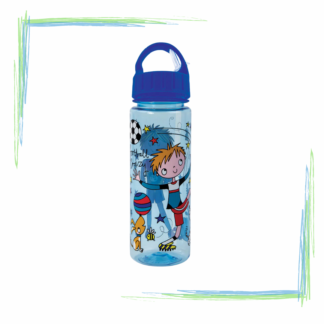 Rachel Ellen Water Bottle With Straw - Football 0.5 L