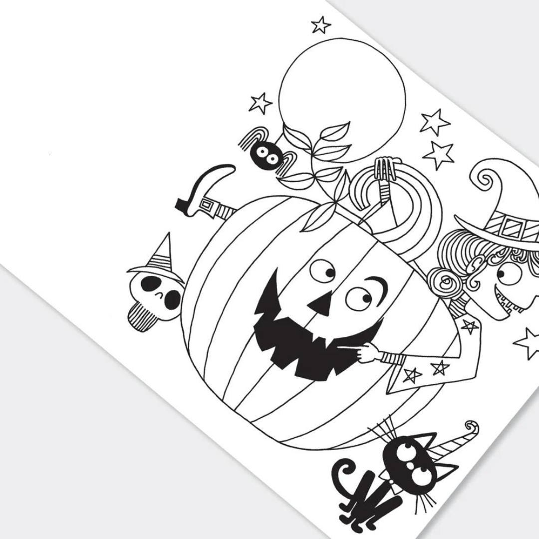 Rachel Ellen Halloween Colouring Book