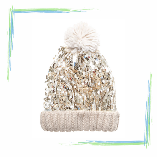 Rockahula Shimmer Sequin Knitted Hat