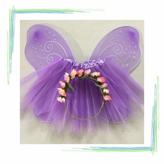 Sparkle Flower Fairy Set Lilac