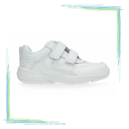 Start Rite Meteor White Trainers