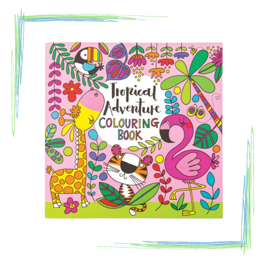 Rachel Ellen Tropical Adventure Colouring Book