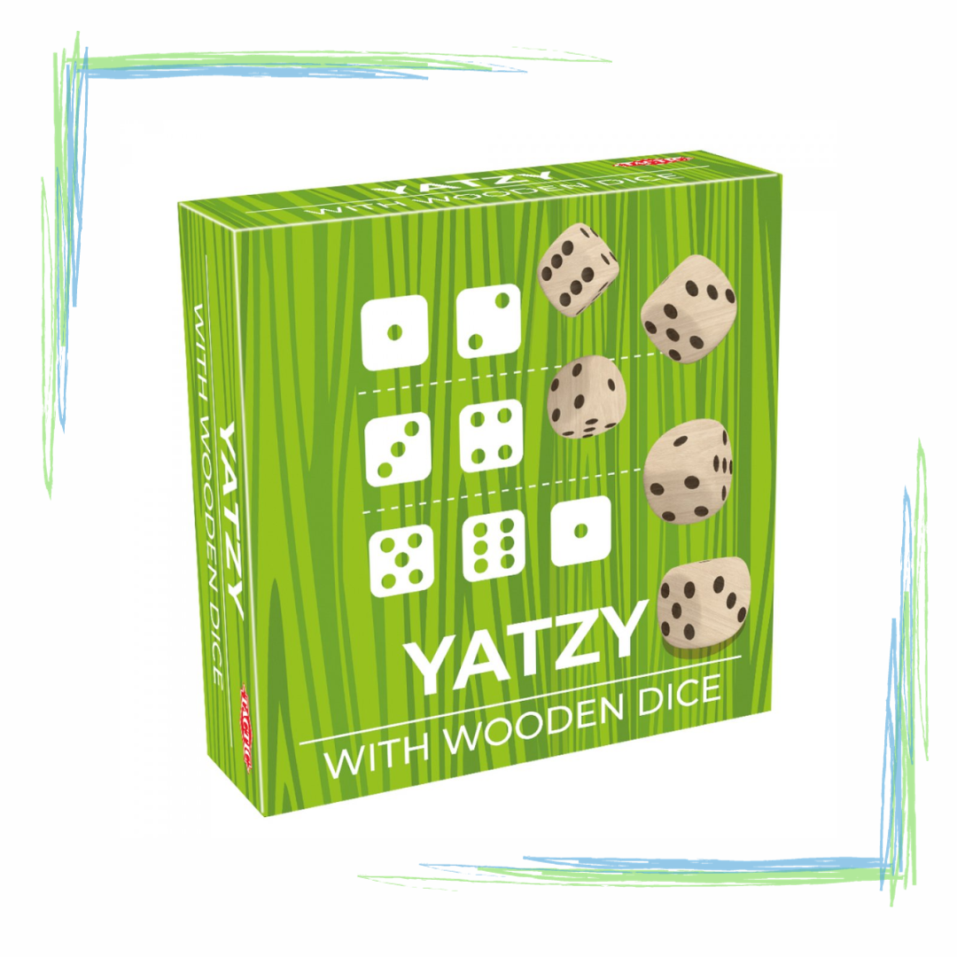 Tactic Yatzy with Wooden Dice