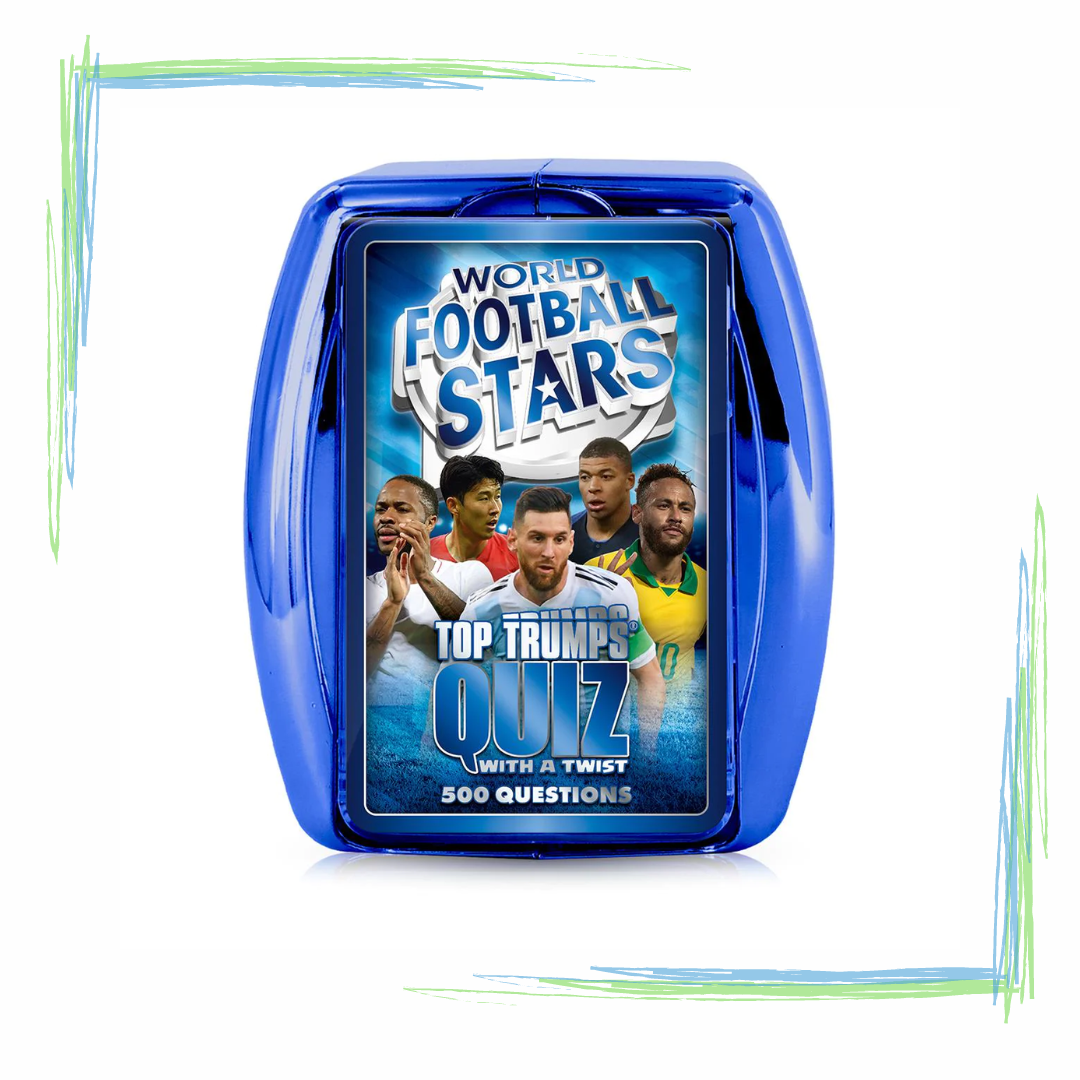 Top Trumps Quiz Card Game - World Football Stars