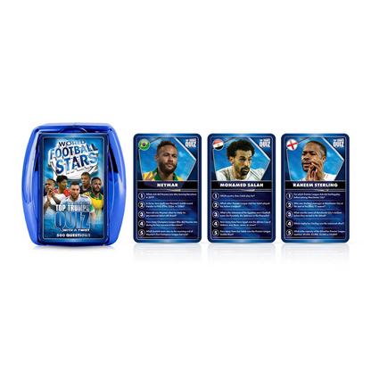 Top Trumps Quiz Card Game - World Football Stars