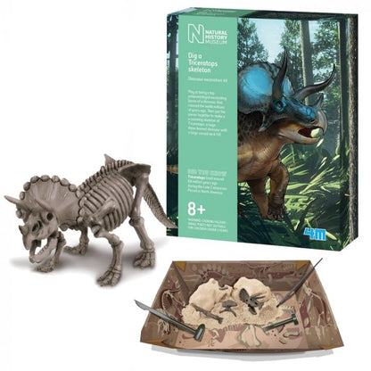 NHM Dig A Triceratops Skeleton Kit