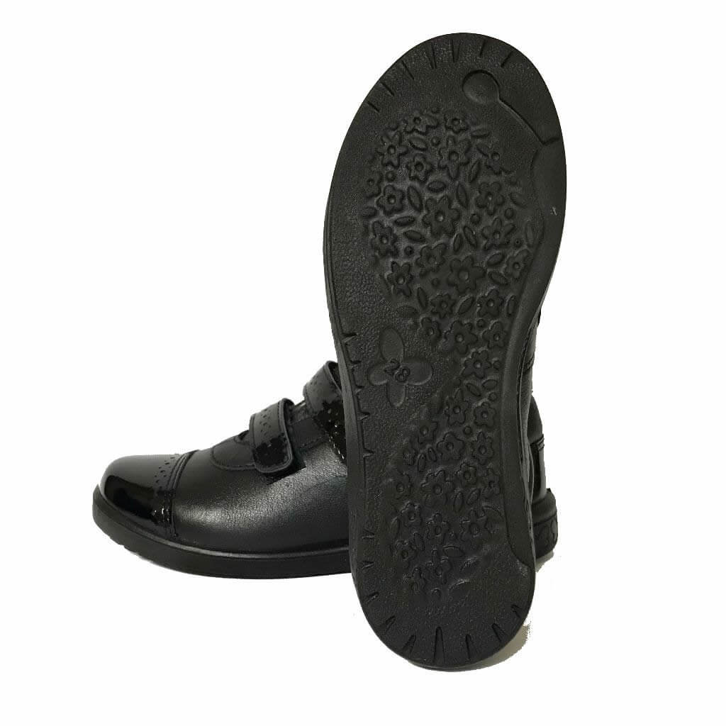 ricosta grace black patent sole